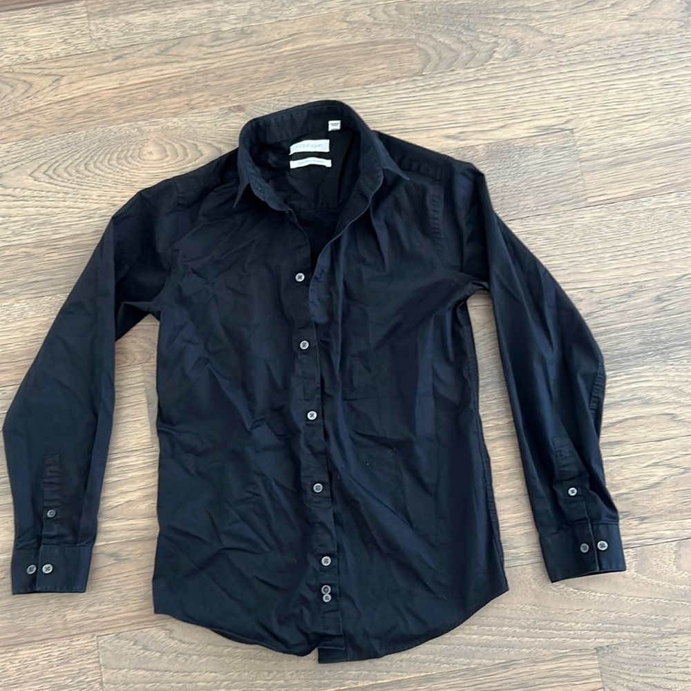 Dress shirt, slim fit, stretch size 14